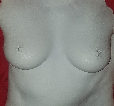 white plastic breasts